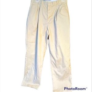 EUC Bobbie Brooks Khaki pleated pants 16 Petite